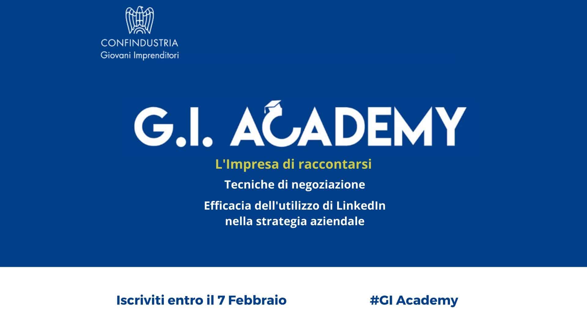 GI-Academy e Impresa di raccontarsi - 13 febbraio